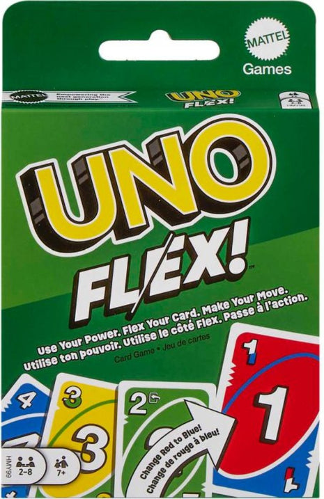 Uno Flex – party kaartspel – 2 tot 4 spelers