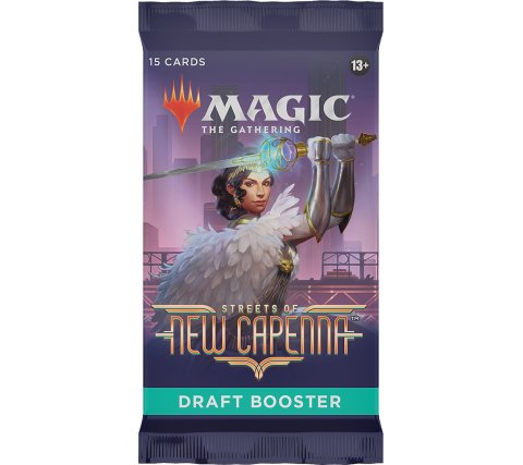 Dit is een foto van het spel Streets of New Capenna booster - Magic The Gathering te koop bij Speldorado Spellenwinkel Delft