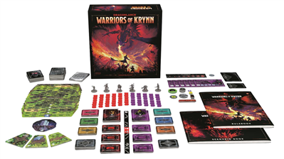 Dit is een foto van het spel DL Warriors of Krynn Board Game - Dungeons and Dragons te koop bij Speldorado Spellenwinkel Delft