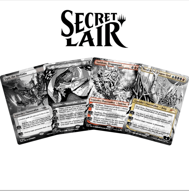 Mtg - Secret Lair Wpn Exclusive: Borderless Planeswalkers - En, 96270 van Blackfire te koop bij Speldorado !