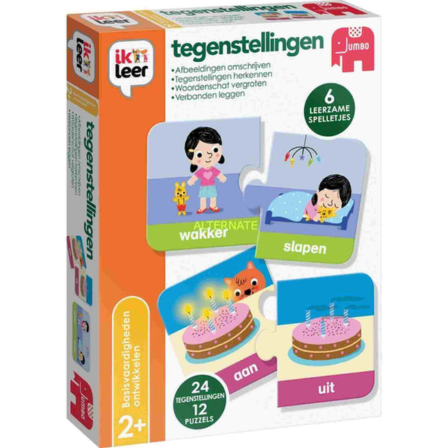 Dit is een foto van het spel Ik Leer Tegenstellingen te koop bij Speldorado Spellenwinkel Delft