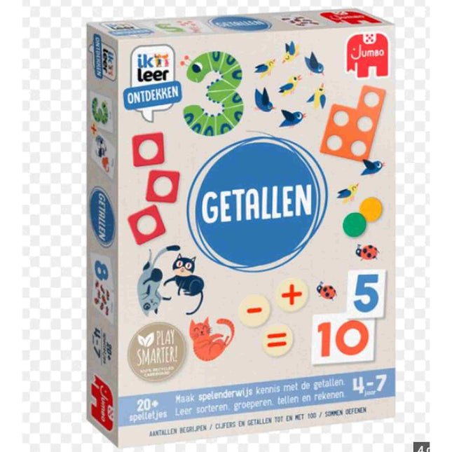 Dit is een foto van het spel Ik Leer Ontdekken Getallen te koop bij Speldorado Spellenwinkel Delft