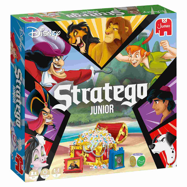 Dit is een foto van het spel Stratego Junior Disney te koop bij Speldorado Spellenwinkel Delft