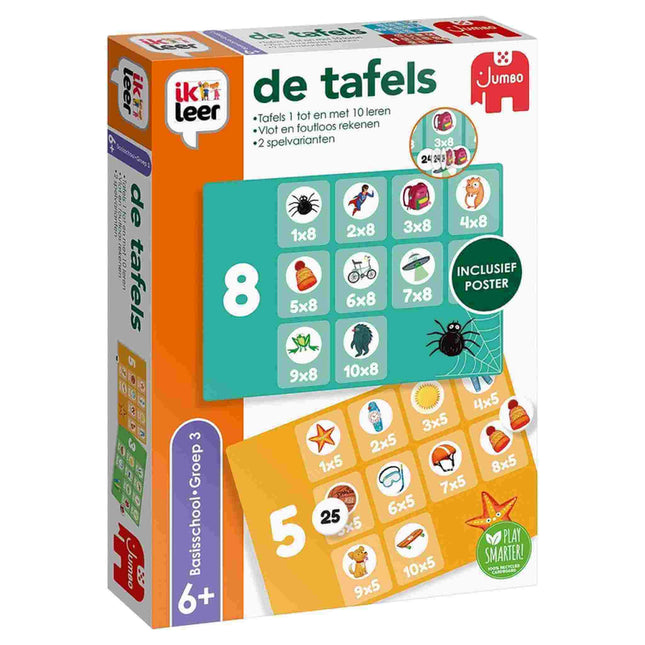 Dit is een foto van het spel Ik Leer De Tafels te koop bij Speldorado Spellenwinkel Delft