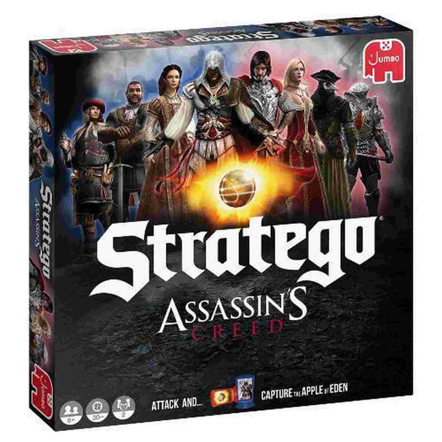 Dit is een foto van het spel Stratego Assassin'S Creed te koop bij Speldorado Spellenwinkel Delft