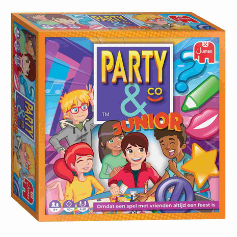 Party & Co. Junior – party bordspel – 2 tot 4 spelers