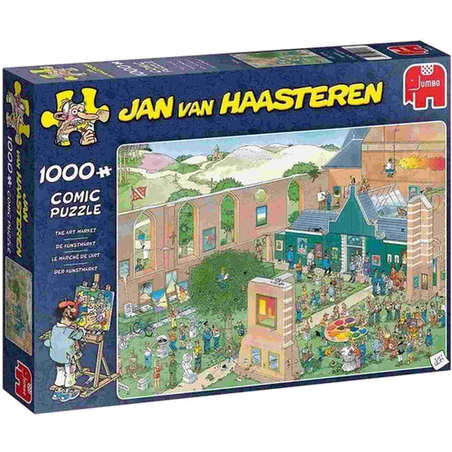 Dit is een foto van het spel De Kunstmarkt, te koop bij Speldorado Spellenwinkel Delft