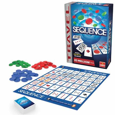 Sequence Reisspel – party bordspel – 2 tot 4 spelers