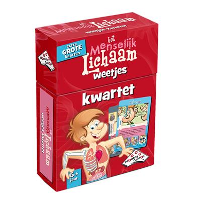 Dit is een foto van het spel Menselijk Lichaam Kwartet te koop bij Speldorado Spellenwinkel Delft