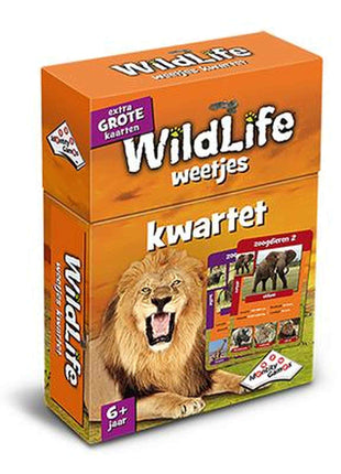Wildlife Kwartet – gezellig kaartspel – 2 tot 4 spelers