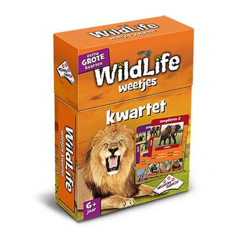Wildlife Kwartet – gezellig kaartspel – 2 tot 4 spelers