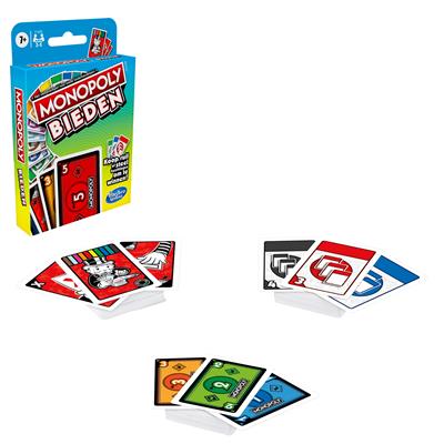 Monopoly Bieden – gezellig bordspel – 2 tot 4 spelers