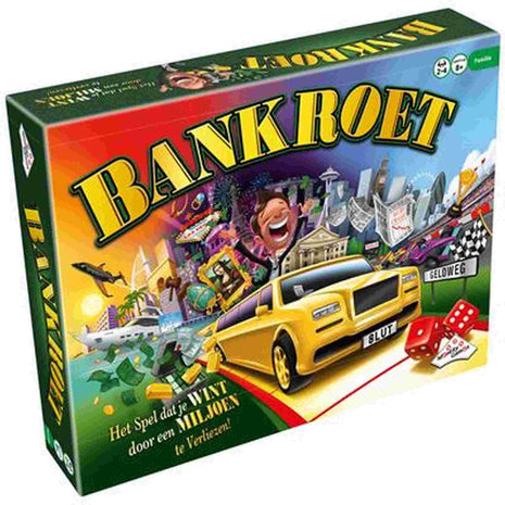 Bankroet – gezellig bordspel – 2 tot 4 Spelers