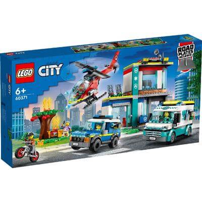 LEGO 60371 CITY POLICE HOOFDKWARTIER VOERTUIGEN, 60371 van Lego te koop bij Speldorado !