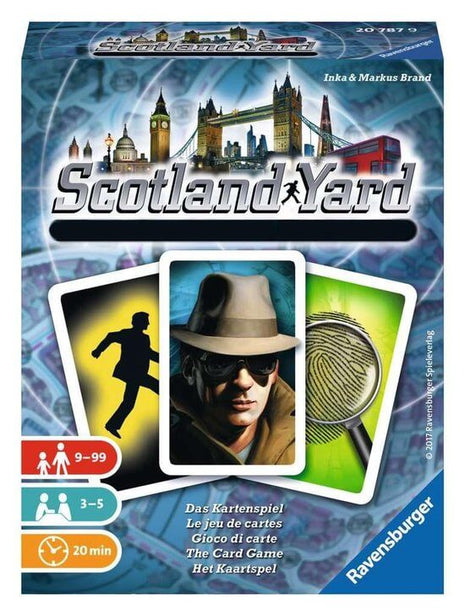 Scotland Yard Cardgame – party kaartspel – 2 tot 4 spelers