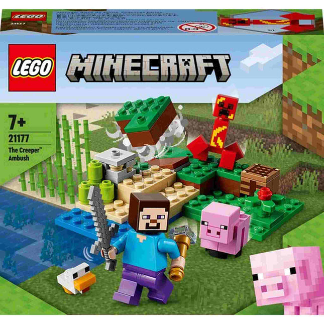 Lego Minecraft De Creeper Hinderlaag, 21177 van Lego te koop bij Speldorado !