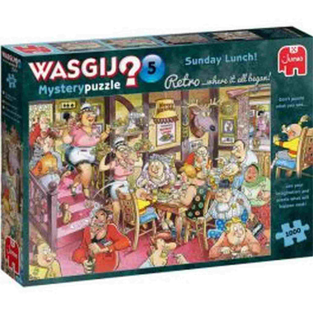 Dit is een foto van het spel Retro Mystery 5 Zondagse Lunch! te koop bij Speldorado Spellenwinkel Delft