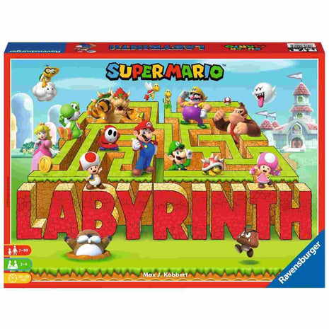 Super Mario Labyrinth – strategisch bordspel – 2 tot 4 spelers