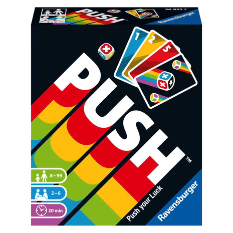 push – party dobbelspel – 2 tot 4 spelers.