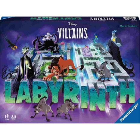 Labyrinth Disney Villains – gezellig bordspel – 2 tot 4 spelers