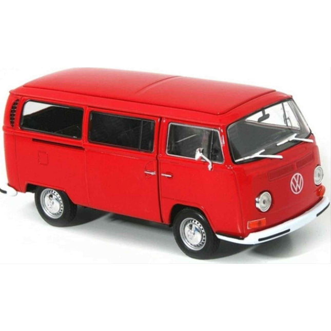 Vw Bus T2 1972 Rood 1:24, 30315375 van Vedes te koop bij Speldorado !