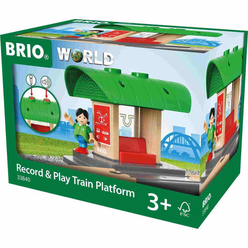 Record & Play Train Platform, 33840 van Brio te koop bij Speldorado !