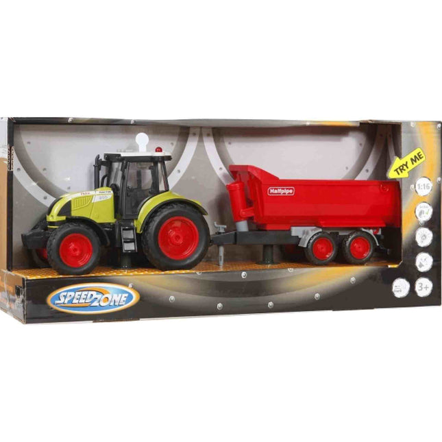 Tractor Met Wannenkieper, Licht En Geluid Frictie, 34803781 van Vedes te koop bij Speldorado !