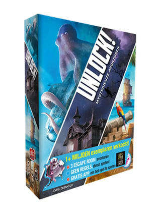 Dit is een foto van het spel Unlock! Mysterieuze Avonturen NL te koop bij Speldorado Spellenwinkel Delft