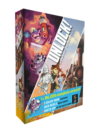 Dit is een foto van het spel Unlock! Geheime Avonturen NL te koop bij Speldorado Spellenwinkel Delft