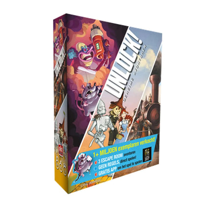 Dit is een foto van het spel Unlock! Geheime Avonturen NL te koop bij Speldorado Spellenwinkel Delft