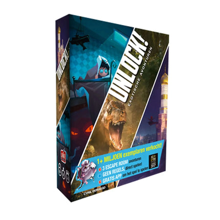 Dit is een foto van het spel Unlock! Exotische Avonturen NL te koop bij Speldorado Spellenwinkel Delft