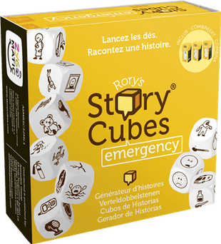 rory's story cubes emergency – party dobbelspel – 2 tot 4 spelers.