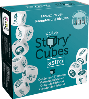 rory's story cubes astro – party dobbelspel – 2 tot 4 spelers.