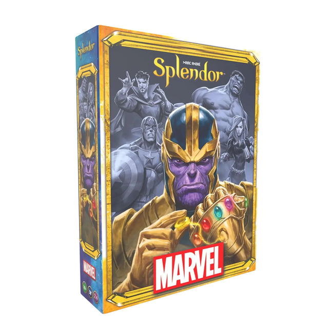 Dit is een foto van het spel Splendor Marvel EN te koop bij Speldorado Spellenwinkel Delft