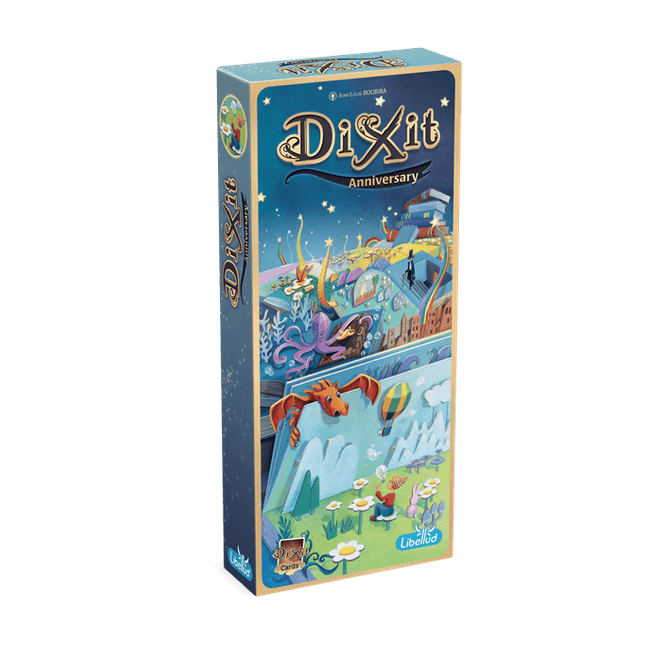 Dit is een foto van het spel Dixit 10th Anniversary Expansion EN-NL te koop bij Speldorado Spellenwinkel Delft