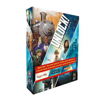 Dit is een foto van het spel Unlock! Spel Avonturen NL te koop bij Speldorado Spellenwinkel Delft