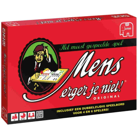 Mens erger je niet  Mens Erger Je Niet! Original - Kunststof - uitvoering