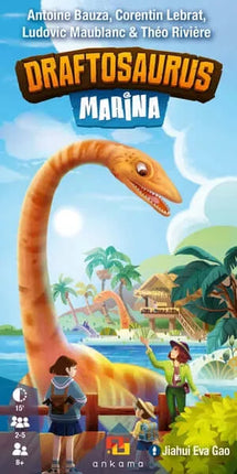 Dit is een foto van het spel Draftosaurus Marina - En te koop bij Speldorado Spellenwinkel Delft