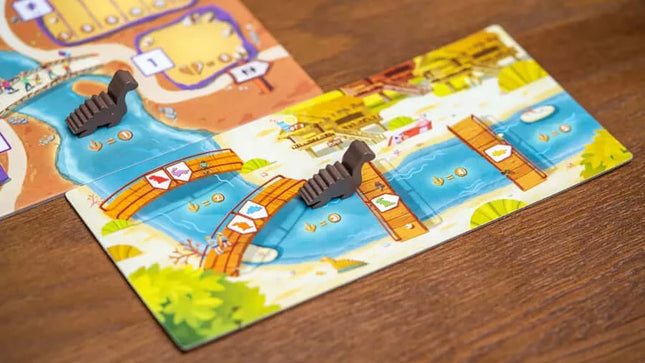 Dit is een foto van het spel Draftosaurus Marina - En te koop bij Speldorado Spellenwinkel Delft