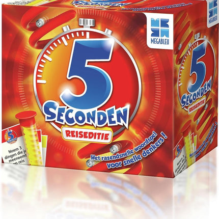 Dit is een foto van het spel 5 Seconden Reisspel te koop bij Speldorado Spellenwinkel Delft