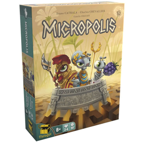 Dit is een foto van het spel Micropolis EN-NL te koop bij Speldorado Spellenwinkel Delft