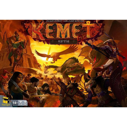 Dit is een foto van het spel Kemet Seth Expansion te koop bij Speldorado Spellenwinkel Delft