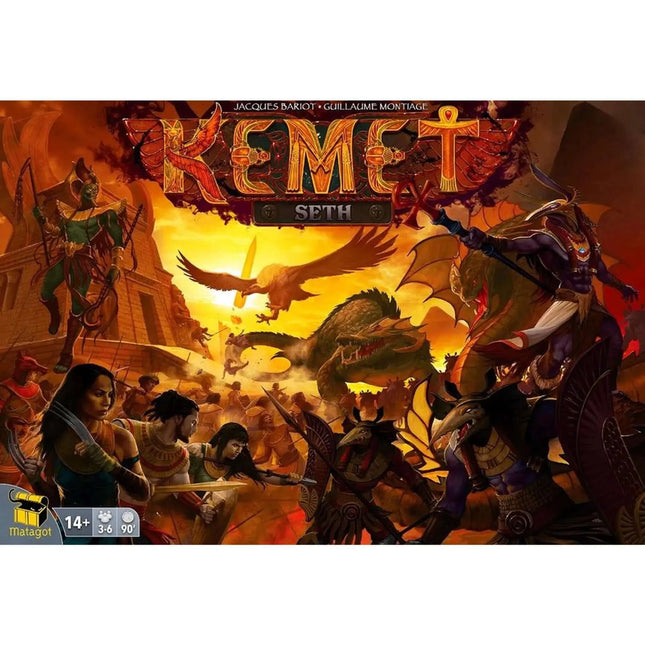 Dit is een foto van het spel Kemet Seth Expansion te koop bij Speldorado Spellenwinkel Delft