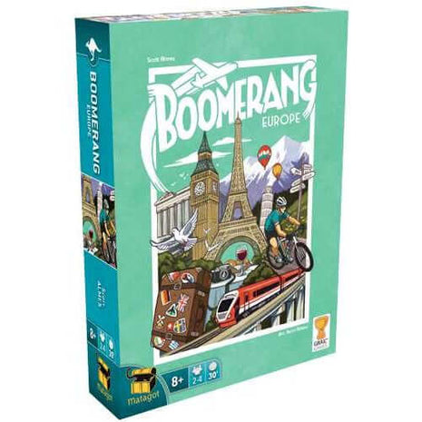Boomerang Europe – gezellig bordspel – 2 tot 4 spelers