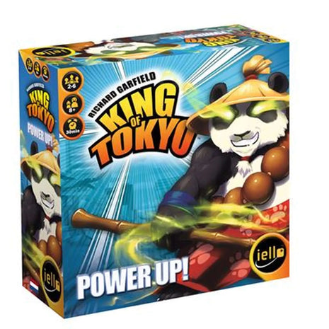 Dit is een foto van het spel King Of Tokyo 2016 Edition Power Up Nl te koop bij Speldorado Spellenwinkel Delft