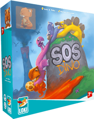 SOS Dino EN-NL – bordspel voor kinderen Vanaf 7 jaar