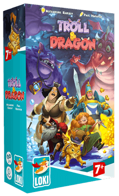 Dit is een foto van het spel Troll and Dragon EN-NL te koop bij Speldorado Spellenwinkel Delft