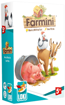 Dit is een foto van het spel Farmini EN-NL te koop bij Speldorado Spellenwinkel Delft