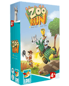 Dit is een foto van het spel Zoo Run EN-NL te koop bij Speldorado Spellenwinkel Delft