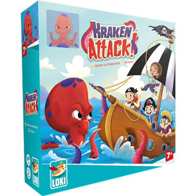 Dit is een foto van het spel Kraken Attack EN-NL te koop bij Speldorado Spellenwinkel Delft